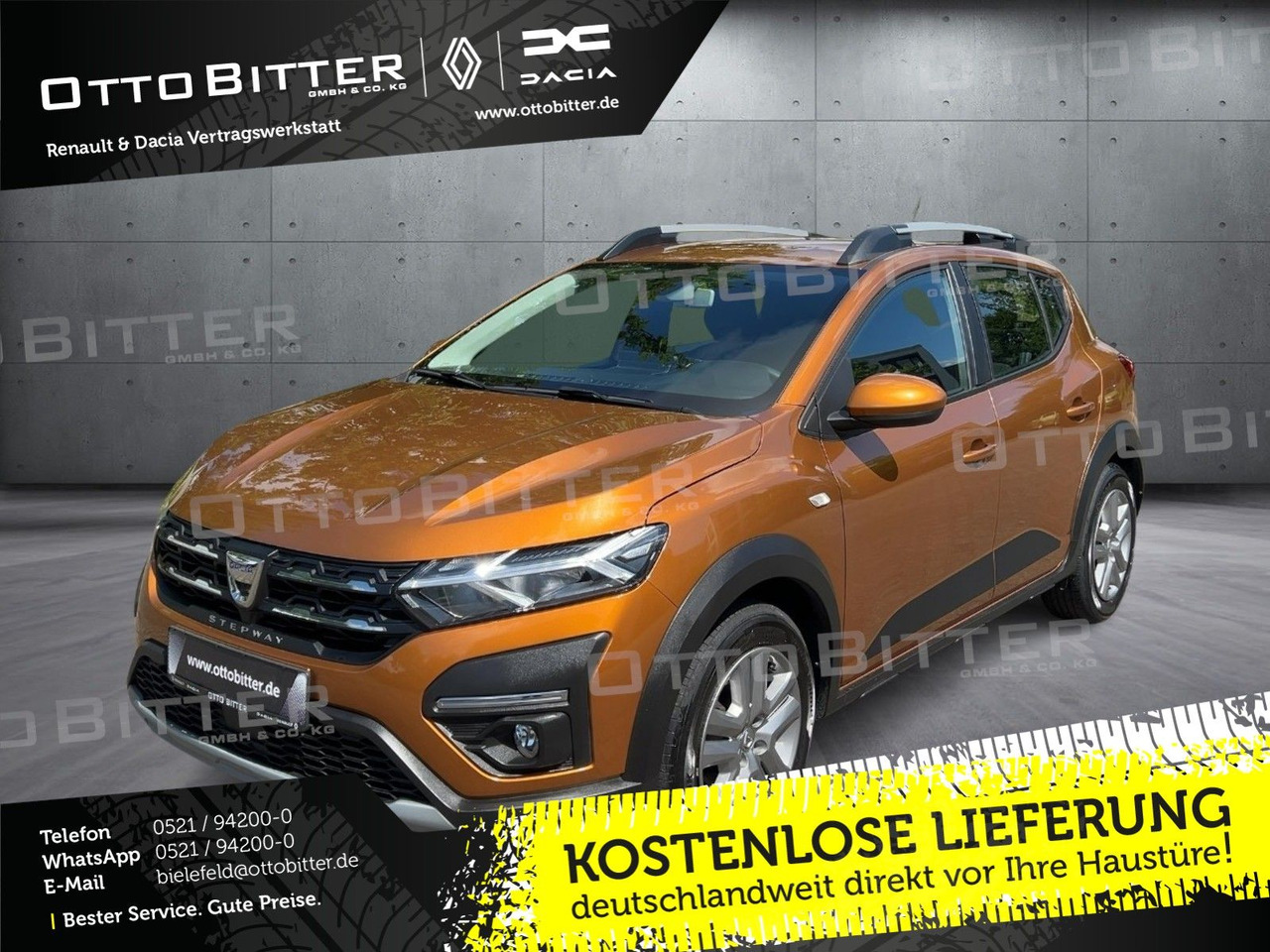 Dacia Sandero Stepway Comfort TCe100 ECO-G ANHÄNGERK - Седан: слика 1 Dacia Sandero Stepway Comfort TCe100 ECO-G ANHÄNGERK - Седан: слика 1