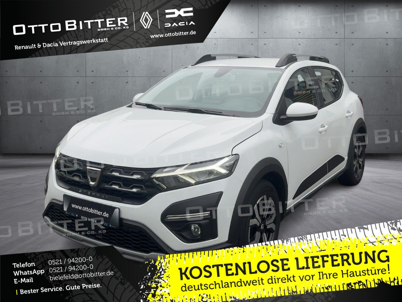 Dacia Sandero Stepway Comfort TCe90 ALU/KAMERA/NAVI - Седан: слика 1 Dacia Sandero Stepway Comfort TCe90 ALU/KAMERA/NAVI - Седан: слика 1