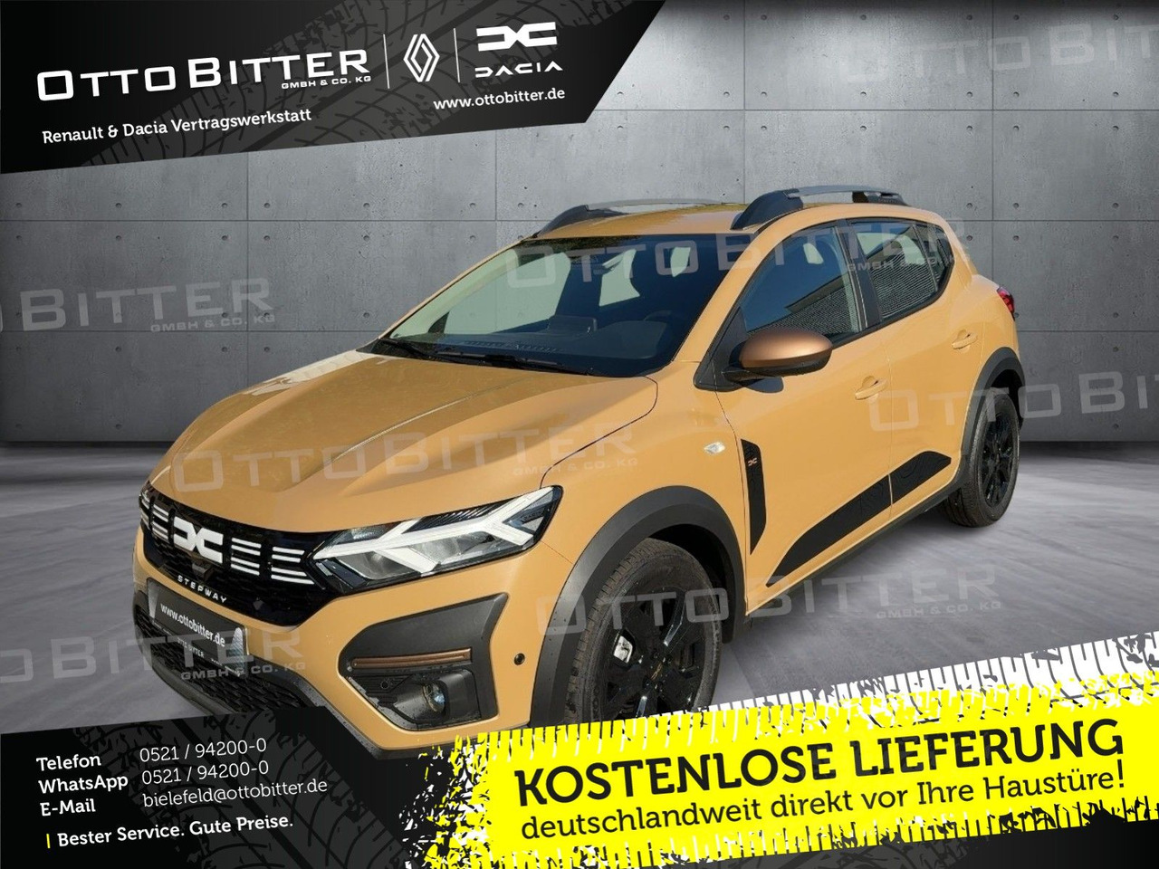 Dacia Sandero Stepway Extreme TCe110 CITY-PAKET/NAVI - Седан: слика 1 Dacia Sandero Stepway Extreme TCe110 CITY-PAKET/NAVI - Седан: слика 1
