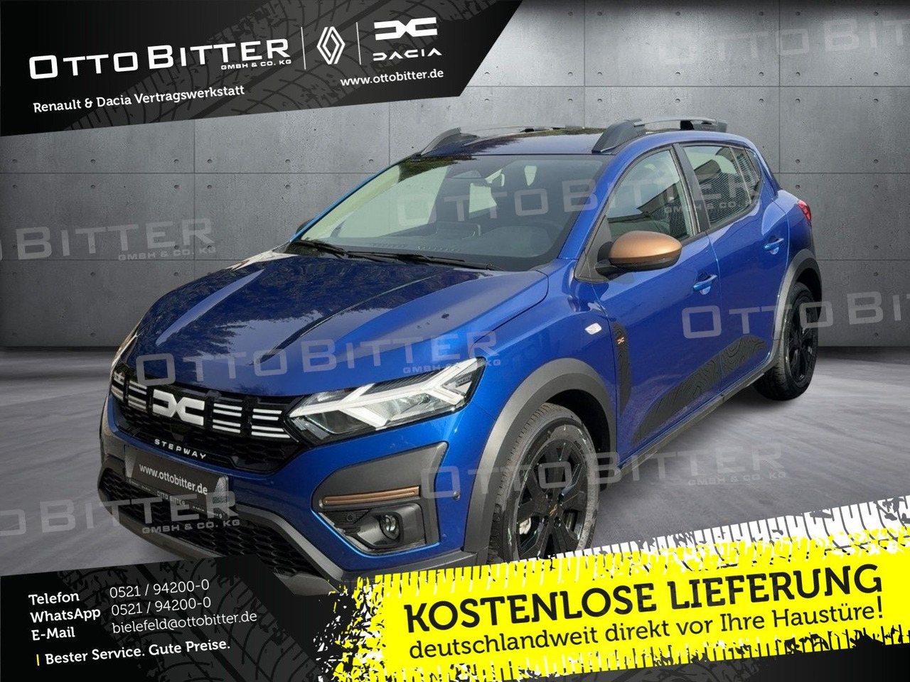 Dacia Sandero Stepway Extreme TCe110 CITY-PAKET/NAVI - Седан: слика 1 Dacia Sandero Stepway Extreme TCe110 CITY-PAKET/NAVI - Седан: слика 1