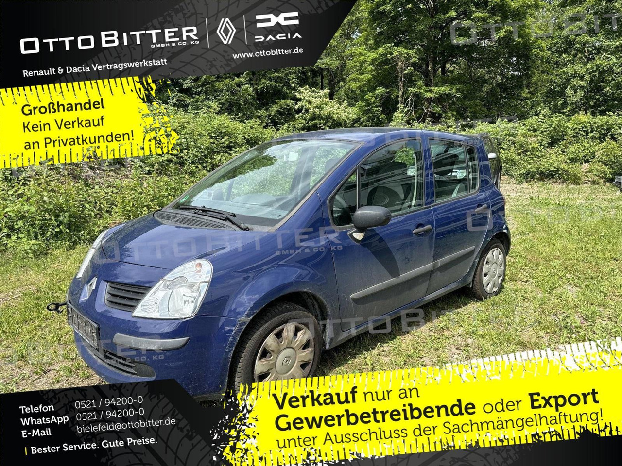 Renault Modus 1.2 Avantage +MOTOR OHNE FUNKTION+ - Седан: слика 1 Renault Modus 1.2 Avantage +MOTOR OHNE FUNKTION+ - Седан: слика 1