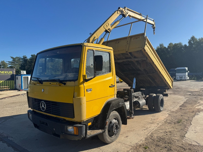Mercedes-Benz SK 914 (STEEL SUSPENSION / HIAB CRANE / 6 CYLINDER WITH MANUAL PUMP / PERFECT GERMAN TRUCK !!!) - Кипер, Камион со кран: слика 1 Mercedes-Benz SK 914 (STEEL SUSPENSION / HIAB CRANE / 6 CYLINDER WITH MANUAL PUMP / PERFECT GERMAN TRUCK !!!) - Кипер, Камион со кран: слика 1