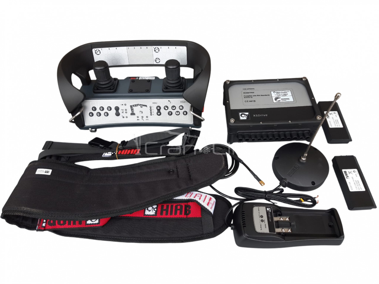 Zestaw sterowania radiowego 4 osiowy 2 joystick 4547582 XSDrive radio HIAB - Рачка за менувач за Кран за натоварување: слика 1 Zestaw sterowania radiowego 4 osiowy 2 joystick 4547582 XSDrive radio HIAB - Рачка за менувач за Кран за натоварување: слика 1