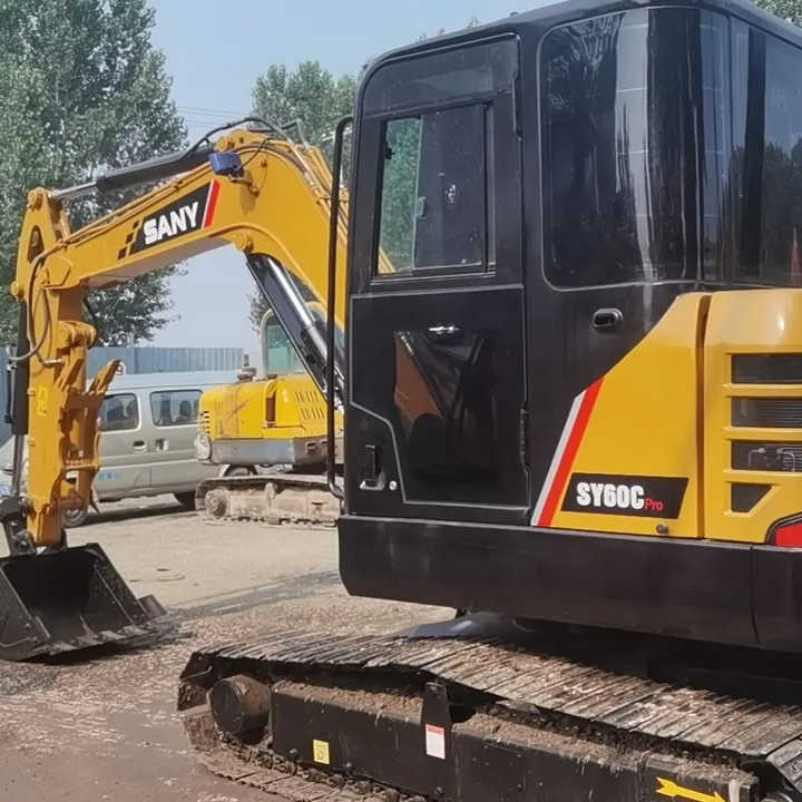 China Brand Used Sany Sy60c Mini Excavator 6ton Crawler Earth Digger Machine for Sale - Мини багер: слика 1 China Brand Used Sany Sy60c Mini Excavator 6ton Crawler Earth Digger Machine for Sale - Мини багер: слика 1