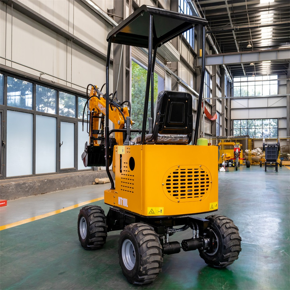 JINTOP HIGHTOP JT10L Wheel Excavator Mini Digger Small Digging machine with tyres - Градежна машина: слика 5 JINTOP HIGHTOP JT10L Wheel Excavator Mini Digger Small Digging machine with tyres - Градежна машина: слика 5