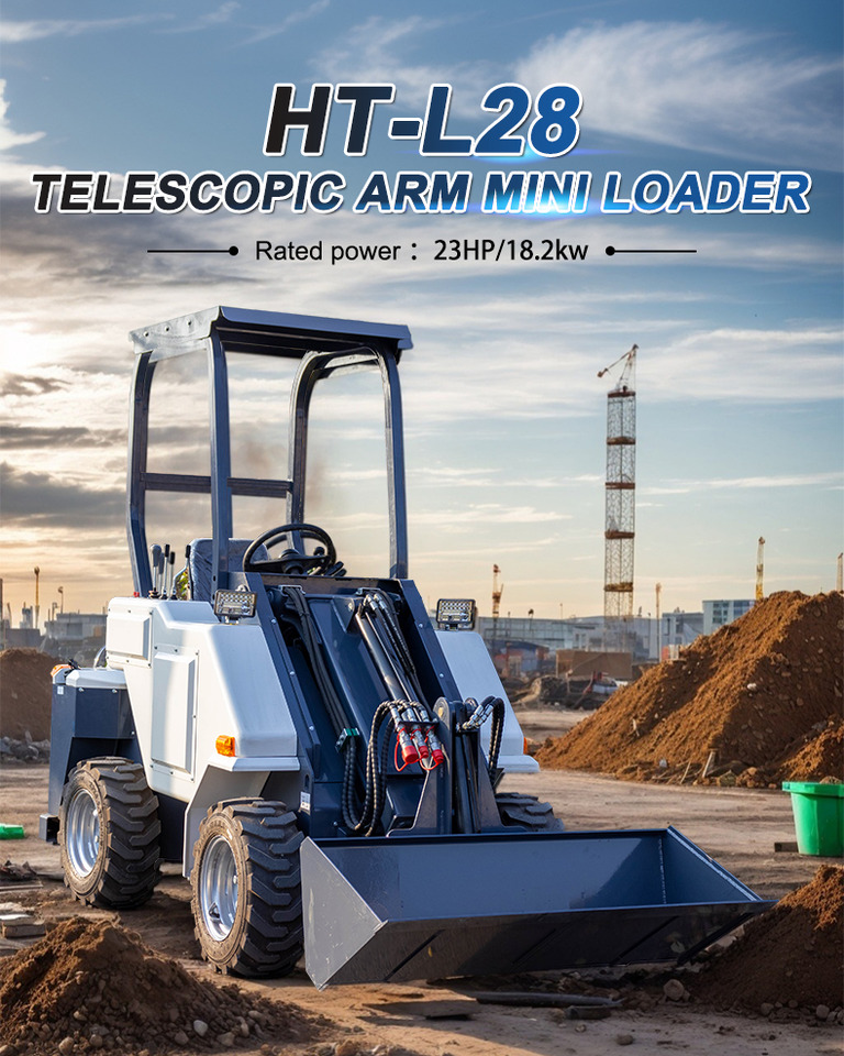 L28 Telescopic Arm Loader With Multi-function Accessories - Телескопски натоварувач на тркала: слика 1 L28 Telescopic Arm Loader With Multi-function Accessories - Телескопски натоварувач на тркала: слика 1