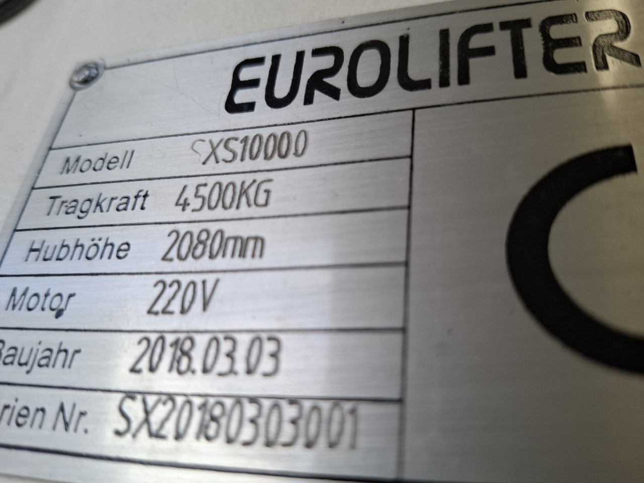 EUROLIFTER SXS 10000 - Магацинска опрема: слика 2 EUROLIFTER SXS 10000 - Магацинска опрема: слика 2