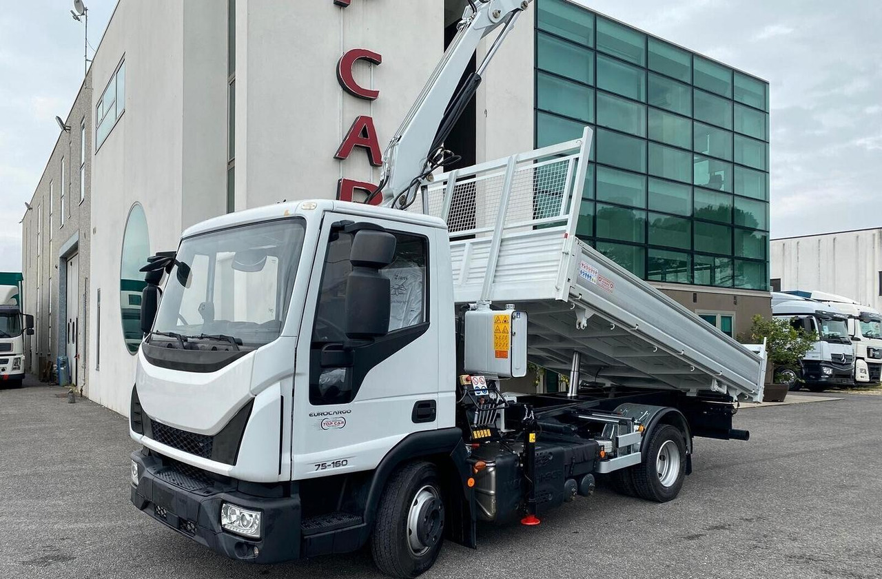 IVECO EUROCARGO 75E16 2019 RIBALTABILE E GRU - Кипер, Камион со кран: слика 3 IVECO EUROCARGO 75E16 2019 RIBALTABILE E GRU - Кипер, Камион со кран: слика 3