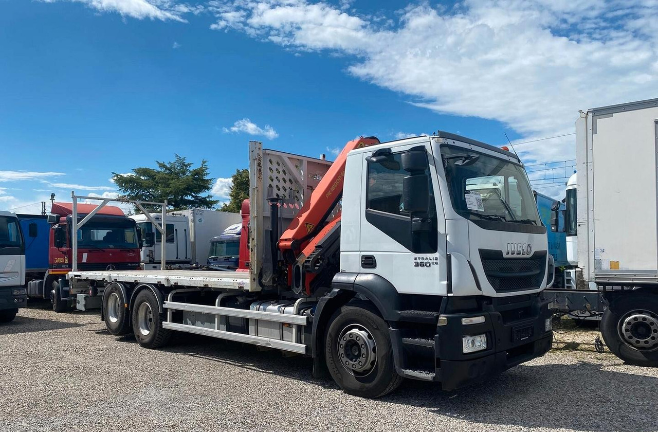 IVECO STRALIS AD260S36 CASSONE FISSO E GRU - Камион со платформа, Камион со кран: слика 2 IVECO STRALIS AD260S36 CASSONE FISSO E GRU - Камион со платформа, Камион со кран: слика 2