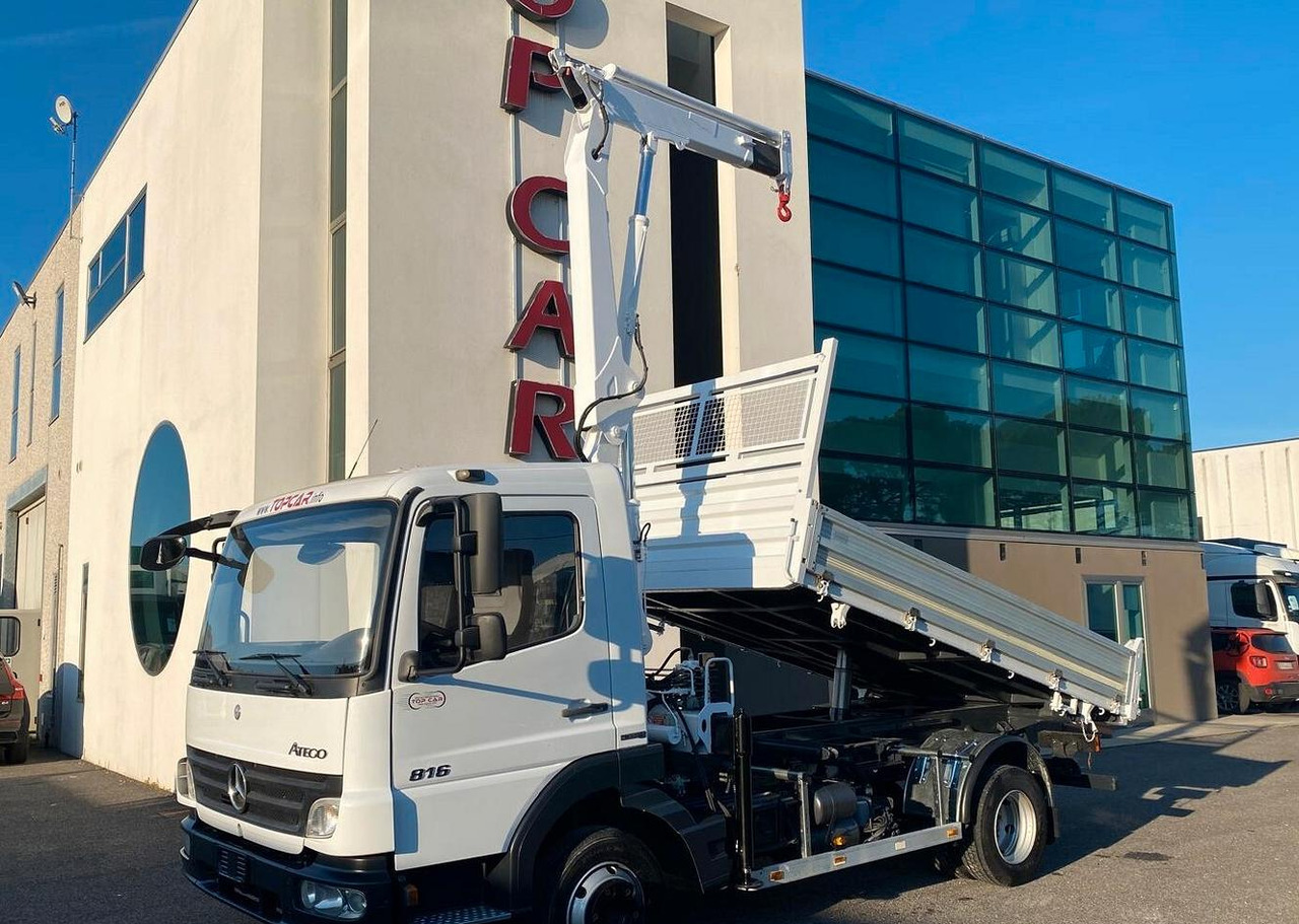 MERCEDES 816 ATEGO CASSONE RIBALTABILE E GRU - Кипер, Камион со кран: слика 3 MERCEDES 816 ATEGO CASSONE RIBALTABILE E GRU - Кипер, Камион со кран: слика 3