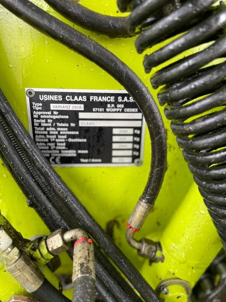 Claas Variant 280 - Балирка за тркалезни бали: слика 4 Claas Variant 280 - Балирка за тркалезни бали: слика 4