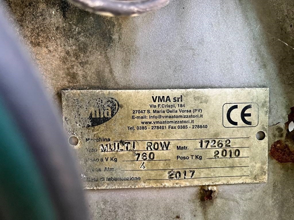 VMA MULTI ROW - Стазен распрскувач: слика 5 VMA MULTI ROW - Стазен распрскувач: слика 5