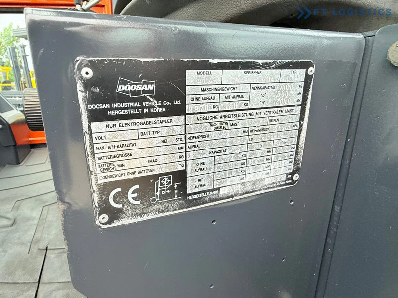 Дизел вилушкар Doosan DOOSAN / DUPLEX 3000MM / SIDE SHIFT / FORK POSITIONER / 2500MM FORKS / 7000KG / CABIN / LIKE NEW DOOSAN / DUPLEX 3000MM / SIDE S: слика 16 Дизел вилушкар Doosan DOOSAN / DUPLEX 3000MM / SIDE SHIFT / FORK POSITIONER / 2500MM FORKS / 7000KG / CABIN / LIKE NEW DOOSAN / DUPLEX 3000MM / SIDE S: слика 16