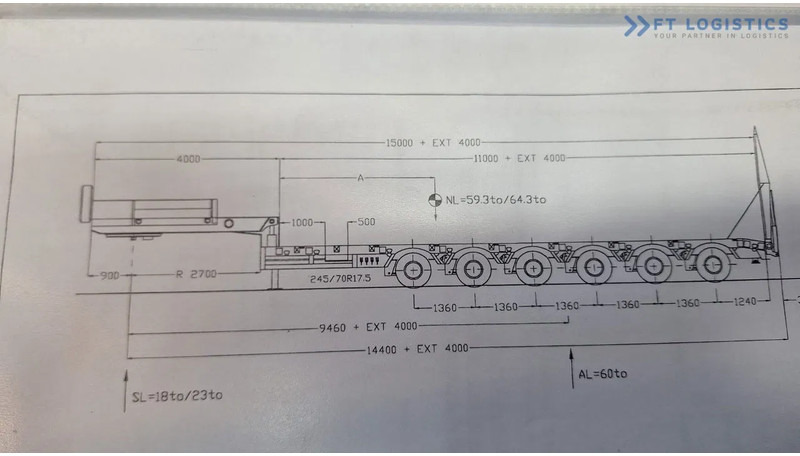 Faymonville FAYMONVILLE STZ-6WAU – 6 AXLES – 92.2T GVW – 73T PAYLOAD – HYDRAULIC RAMPS – EXCELLENT CONDITION! - Полуприколка за низок утовар: слика 2 Faymonville FAYMONVILLE STZ-6WAU – 6 AXLES – 92.2T GVW – 73T PAYLOAD – HYDRAULIC RAMPS – EXCELLENT CONDITION! - Полуприколка за низок утовар: слика 2