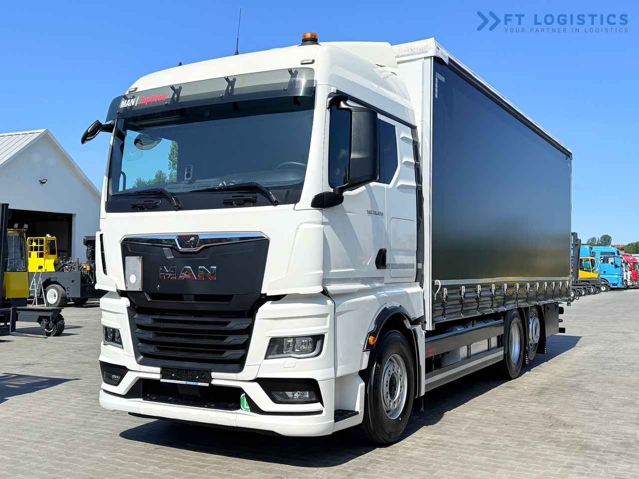 MAN TGX 26.470 / 19 Pallets / Steering Axle / 15 Ton Payload / Retarder / Excellent Condition - Камион со церада: слика 4 MAN TGX 26.470 / 19 Pallets / Steering Axle / 15 Ton Payload / Retarder / Excellent Condition - Камион со церада: слика 4
