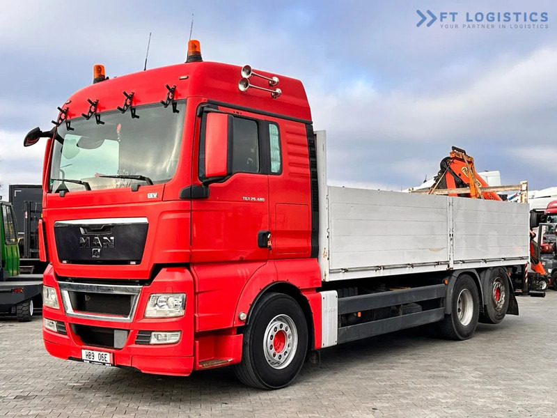 MAN TGX 26.480 Ciężarówka burtowa MAN TGX 26.480 6X2 / PALFINGER PK9002-EH B Crane / 80% Michelin - Камион со кран: слика 3 MAN TGX 26.480 Ciężarówka burtowa MAN TGX 26.480 6X2 / PALFINGER PK9002-EH B Crane / 80% Michelin - Камион со кран: слика 3