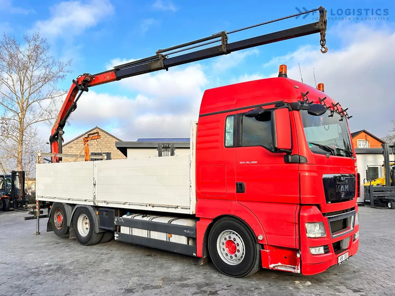 MAN TGX 26.480 Ciężarówka burtowa MAN TGX 26.480 6X2 / PALFINGER PK9002-EH B Crane / 80% Michelin Tire Dodać do ulubionych - Камион со кран: слика 5 MAN TGX 26.480 Ciężarówka burtowa MAN TGX 26.480 6X2 / PALFINGER PK9002-EH B Crane / 80% Michelin Tire Dodać do ulubionych - Камион со кран: слика 5