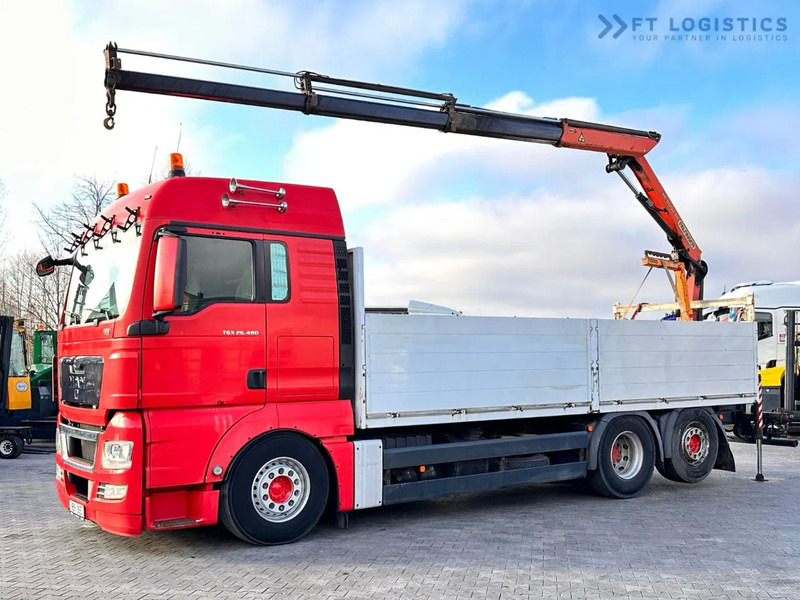 MAN TGX 26.480 Ciężarówka burtowa MAN TGX 26.480 6X2 / PALFINGER PK9002-EH B Crane / 80% Michelin Tire Dodać do ulubionych - Камион со кран: слика 1 MAN TGX 26.480 Ciężarówka burtowa MAN TGX 26.480 6X2 / PALFINGER PK9002-EH B Crane / 80% Michelin Tire Dodać do ulubionych - Камион со кран: слика 1
