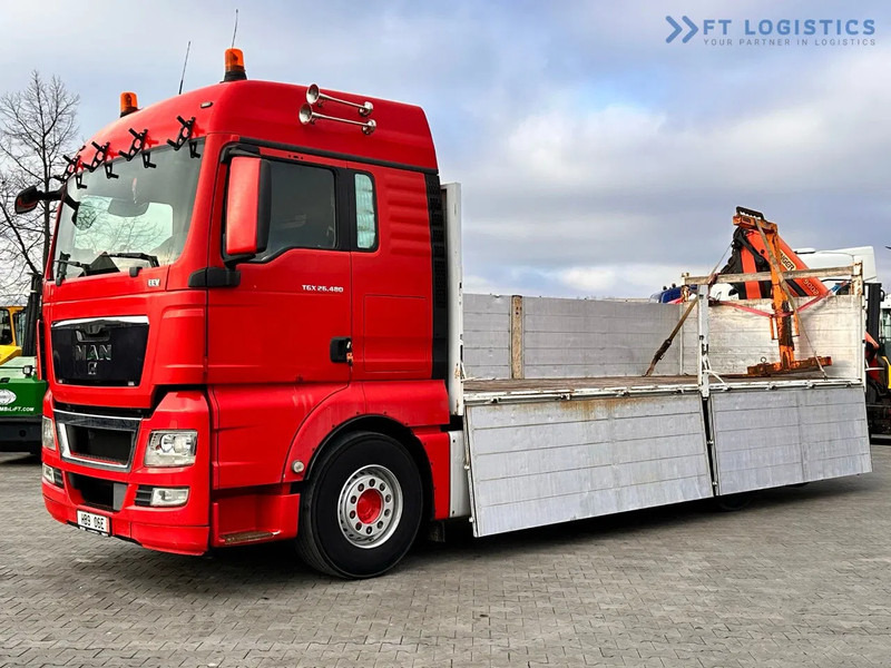 MAN TGX 26.480 Ciężarówka burtowa MAN TGX 26.480 6X2 / PALFINGER PK9002-EH B Crane / 80% Michelin Tire Dodać do ulubionych - Камион со кран: слика 2 MAN TGX 26.480 Ciężarówka burtowa MAN TGX 26.480 6X2 / PALFINGER PK9002-EH B Crane / 80% Michelin Tire Dodać do ulubionych - Камион со кран: слика 2