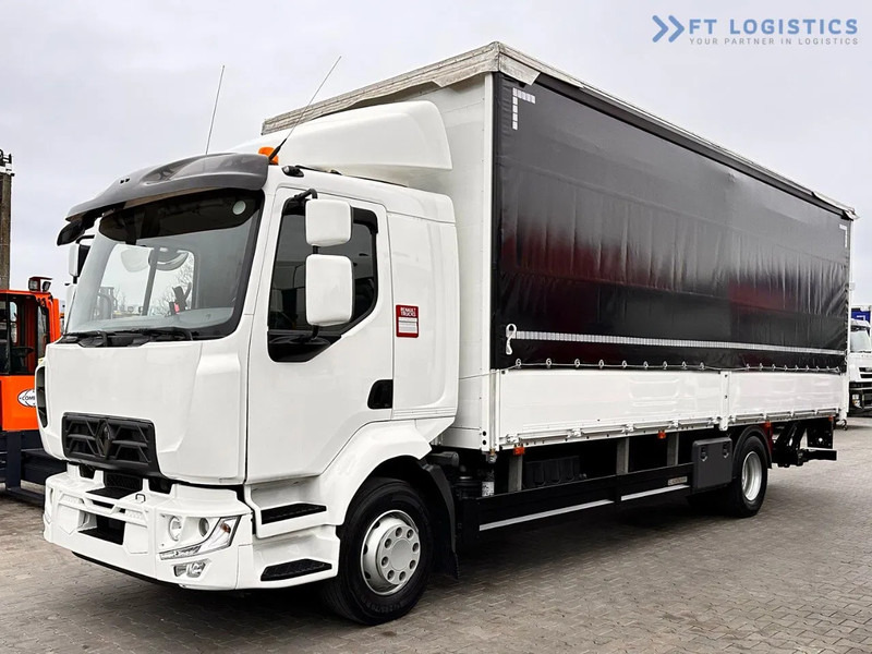 Renault Midlum 250 Renault D 250 / AUTOMATIC / 4X2 / 18 PALLETS / TAIL LIFT / SIDE BOARDS / curtainsider truck - Камион со церада: слика 1 Renault Midlum 250 Renault D 250 / AUTOMATIC / 4X2 / 18 PALLETS / TAIL LIFT / SIDE BOARDS / curtainsider truck - Камион со церада: слика 1