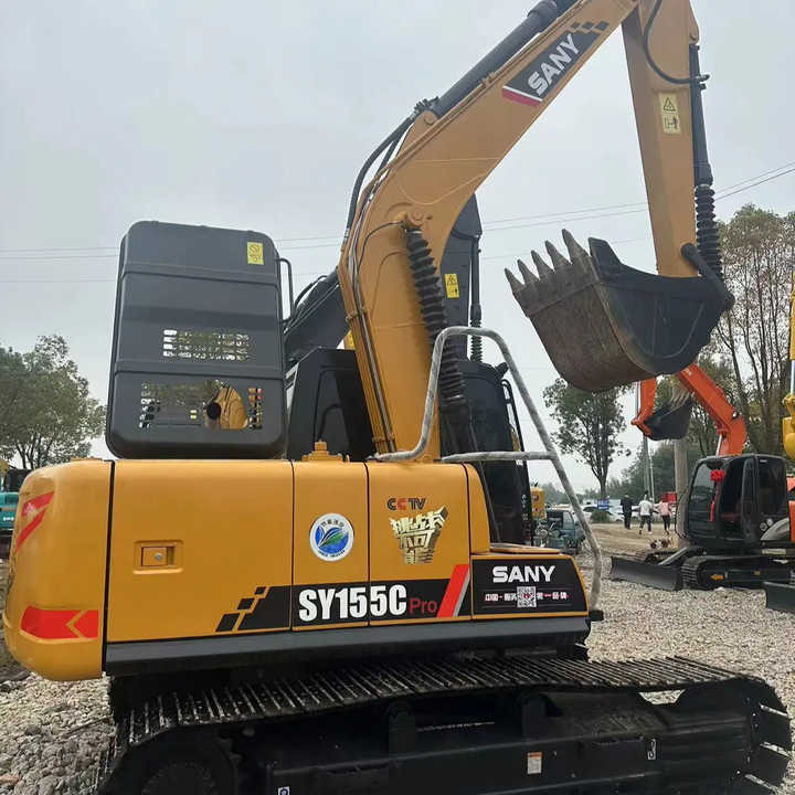 China Brand Used Sany China Brand Used Sany Sy155c Mini Excavator 6ton Crawler Earth Digger Machine for Sale - Багер гасеничар: слика 1 China Brand Used Sany China Brand Used Sany Sy155c Mini Excavator 6ton Crawler Earth Digger Machine for Sale - Багер гасеничар: слика 1
