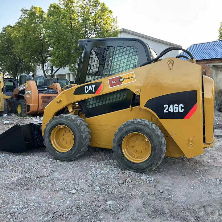 Used Original Caterpillar 246c Skid Steer Loader for Sale - Компактен натоварувач: слика 1 Used Original Caterpillar 246c Skid Steer Loader for Sale - Компактен натоварувач: слика 1