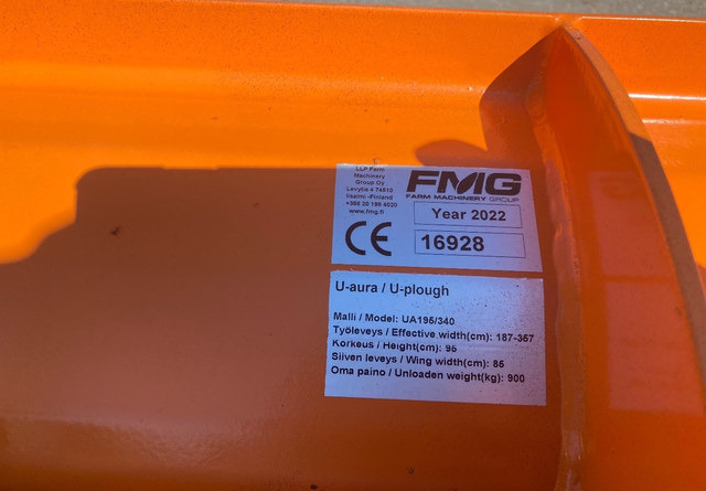 FMGUA195/340 - Плуг за чистење снег: слика 3 FMGUA195/340 - Плуг за чистење снег: слика 3