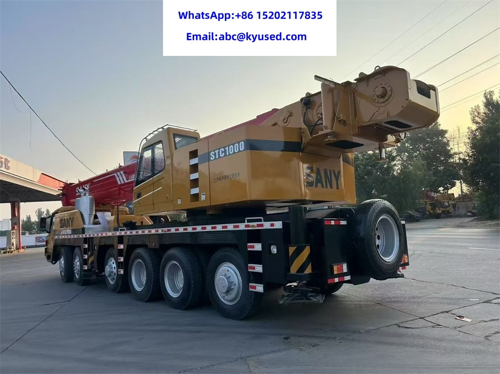 SANY STC1000 STC1300 STC1600 STC2200 STC3500 100TON 130TON 160TON 220T 350T - Мобилен кран: слика 4 SANY STC1000 STC1300 STC1600 STC2200 STC3500 100TON 130TON 160TON 220T 350T - Мобилен кран: слика 4
