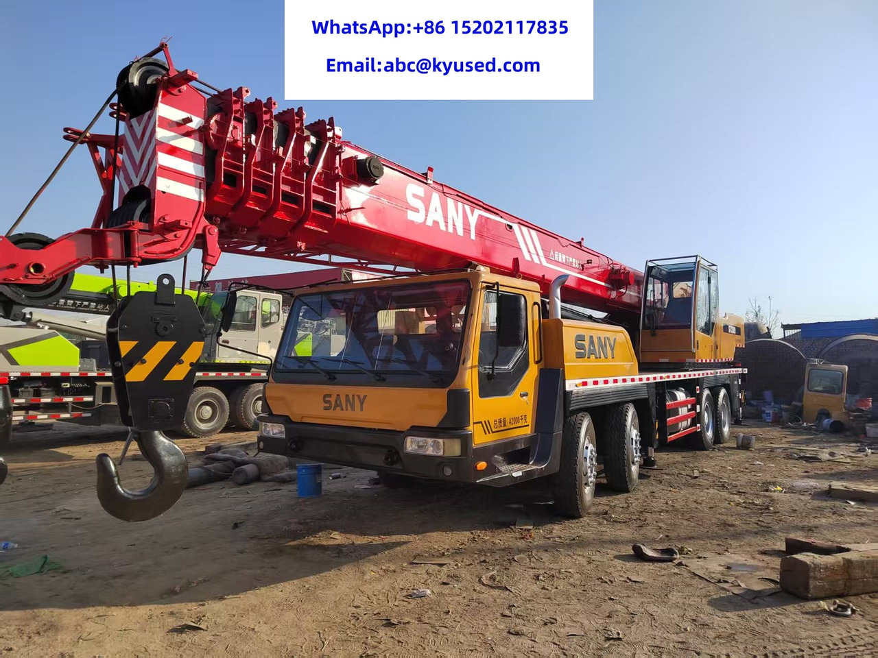 SANY STC500 STC750 STC800 STC250 25T 50T 75T 80TON CRANE - Мобилен кран: слика 2 SANY STC500 STC750 STC800 STC250 25T 50T 75T 80TON CRANE - Мобилен кран: слика 2