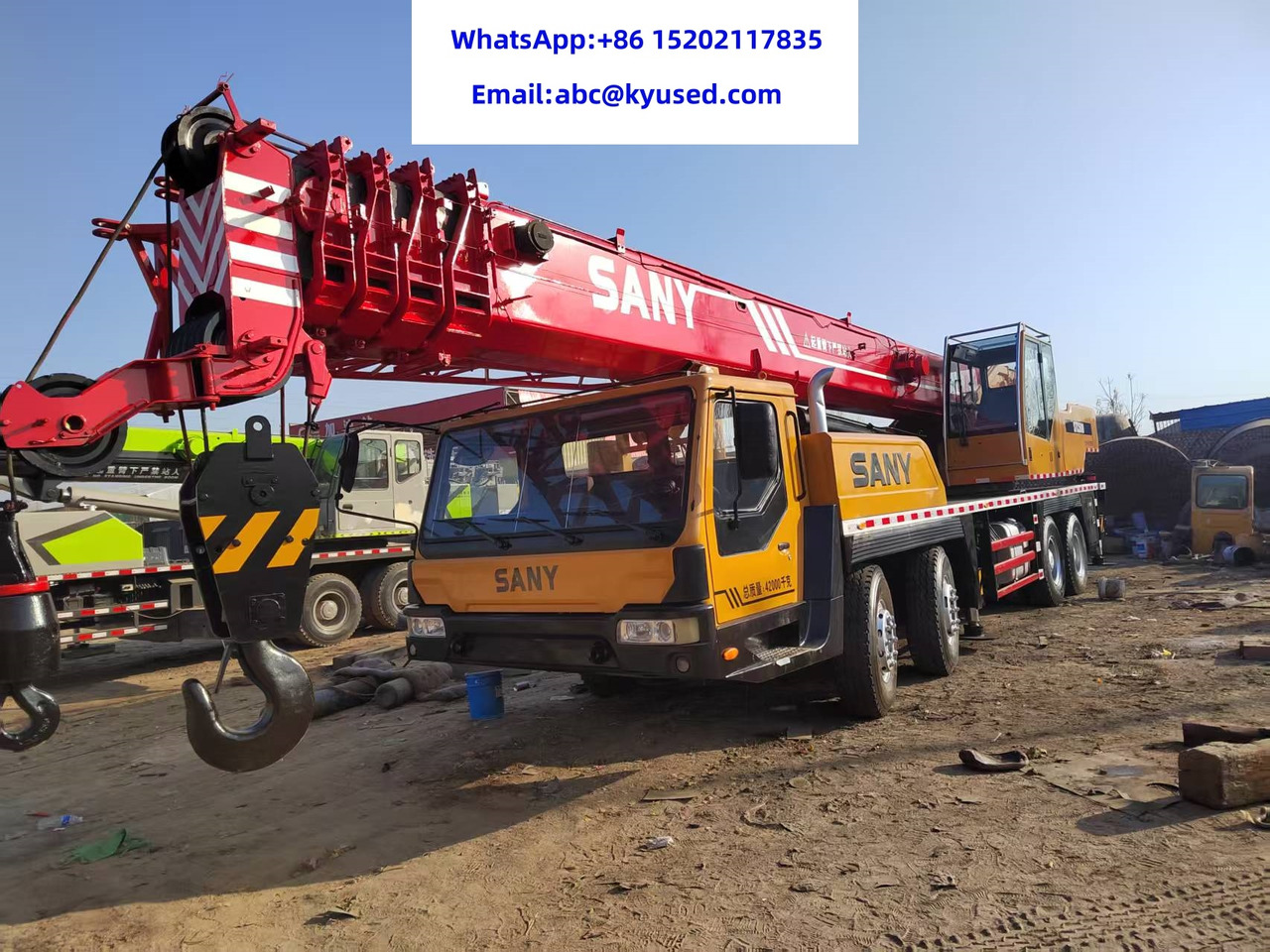 SANY STC500 STC750 STC800 STC250 25T 50T 75T 80TON CRANE - Мобилен кран: слика 1 SANY STC500 STC750 STC800 STC250 25T 50T 75T 80TON CRANE - Мобилен кран: слика 1