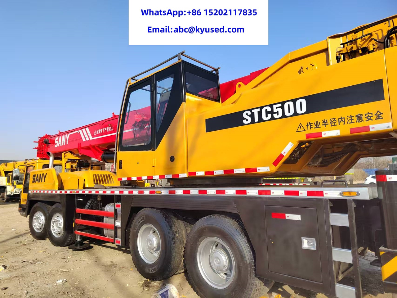 SANY STC500 STC750 STC800 STC250 25T 50T 75T 80TON CRANE - Мобилен кран: слика 3 SANY STC500 STC750 STC800 STC250 25T 50T 75T 80TON CRANE - Мобилен кран: слика 3