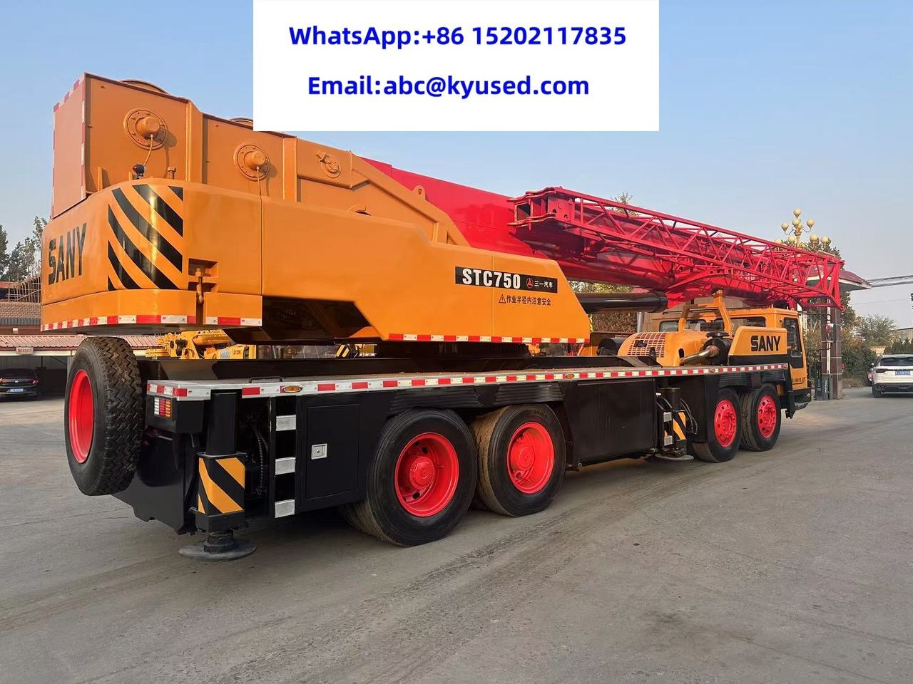 SANY STC750 STC800 STC900 STC1000 STC1100 STC1300 75T 80T 90T 100T 110T 130TON - Мобилен кран: слика 4 SANY STC750 STC800 STC900 STC1000 STC1100 STC1300 75T 80T 90T 100T 110T 130TON - Мобилен кран: слика 4