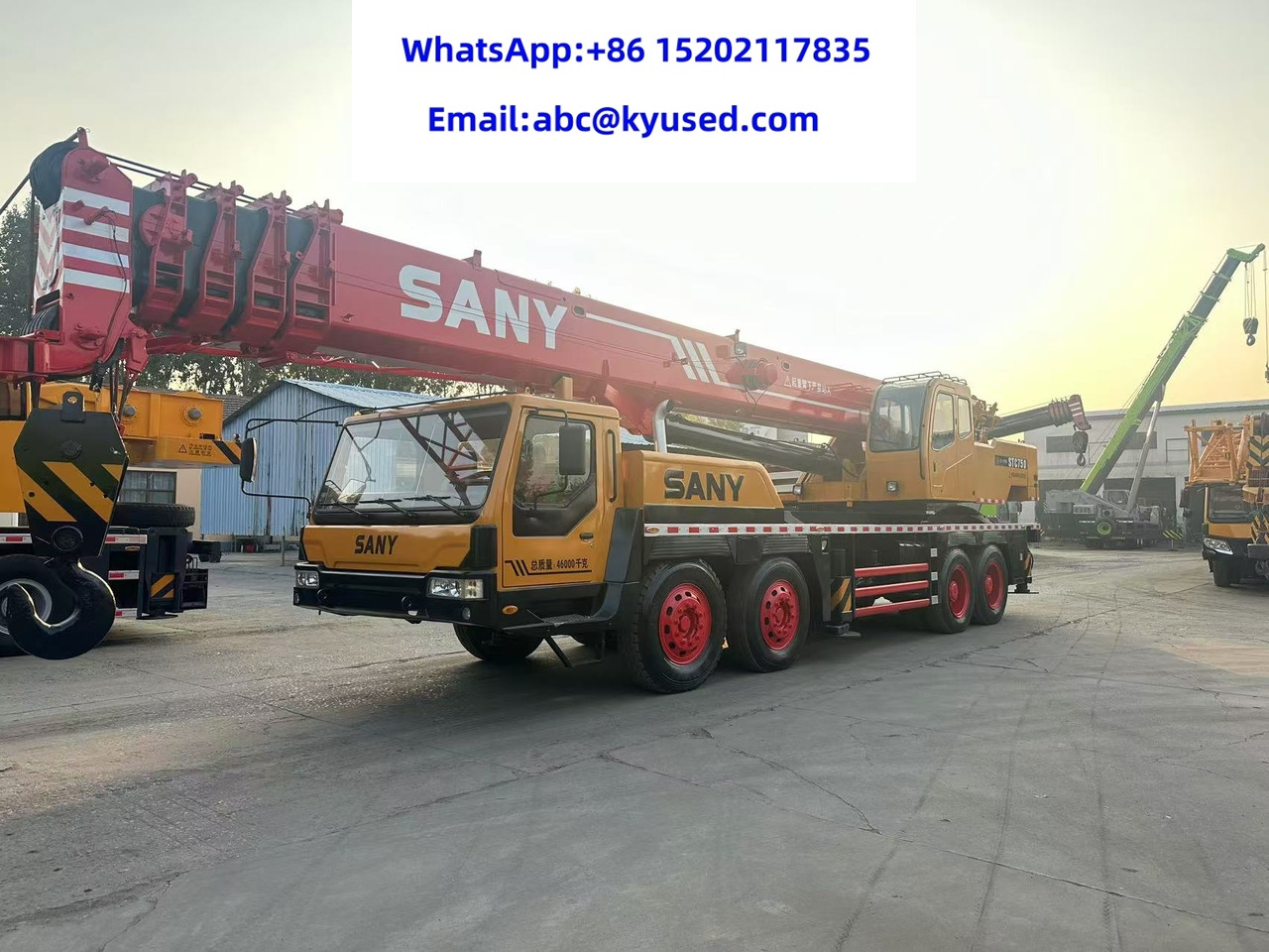 SANY STC750 STC800 STC900 STC1000 STC1100 STC1300 75T 80T 90T 100T 110T 130TON - Мобилен кран: слика 1 SANY STC750 STC800 STC900 STC1000 STC1100 STC1300 75T 80T 90T 100T 110T 130TON - Мобилен кран: слика 1