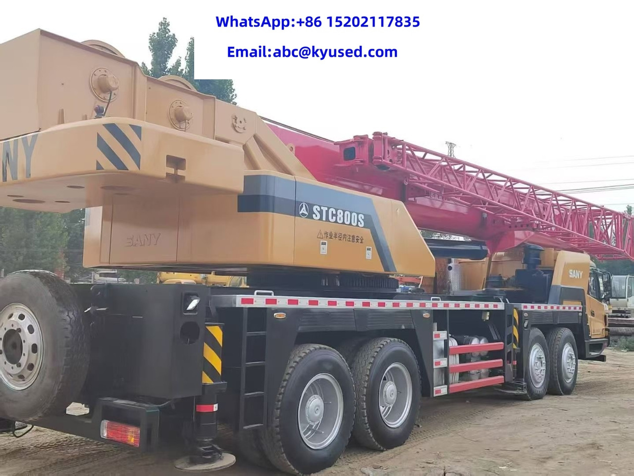 SANY STC800 STC500 STC550 STC750 STC250 STC1000 STC1300 STC1600 STC1800 - Мобилен кран: слика 4 SANY STC800 STC500 STC550 STC750 STC250 STC1000 STC1300 STC1600 STC1800 - Мобилен кран: слика 4