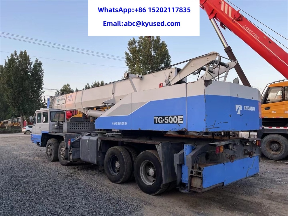 TADANO TG500E TG700E TG1000 TG250E TL250E TL300E 25TON 35TON 50TON 70TON 100TON - Мобилен кран: слика 3 TADANO TG500E TG700E TG1000 TG250E TL250E TL300E 25TON 35TON 50TON 70TON 100TON - Мобилен кран: слика 3