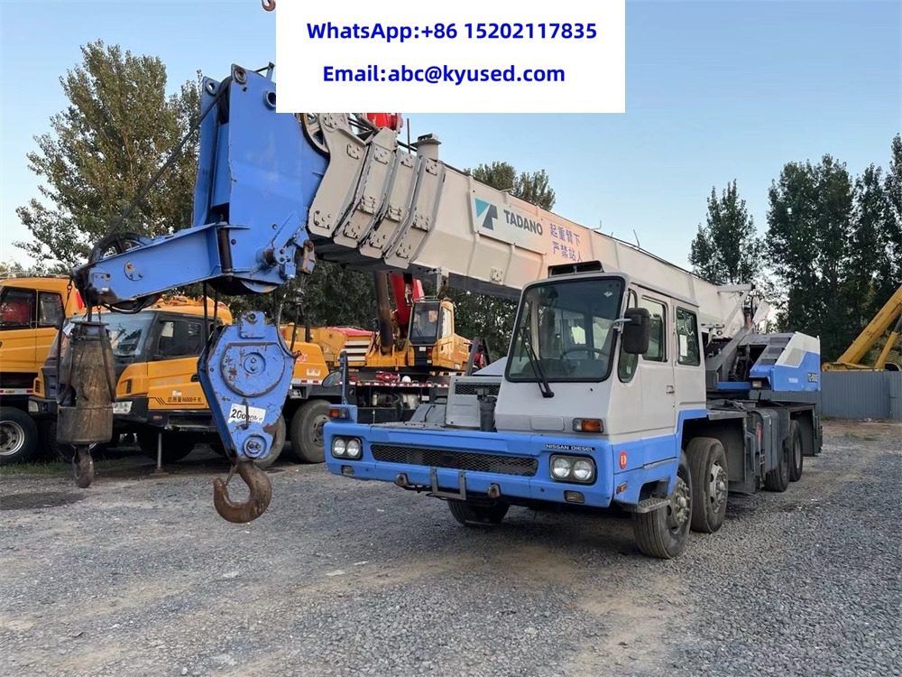 TADANO TG500E TG700E TG1000 TG250E TL250E TL300E 25TON 35TON 50TON 70TON 100TON - Мобилен кран: слика 1 TADANO TG500E TG700E TG1000 TG250E TL250E TL300E 25TON 35TON 50TON 70TON 100TON - Мобилен кран: слика 1