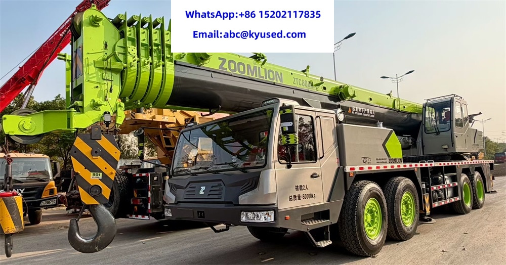 ZOOMLION ZTC800V - Мобилен кран: слика 1 ZOOMLION ZTC800V - Мобилен кран: слика 1