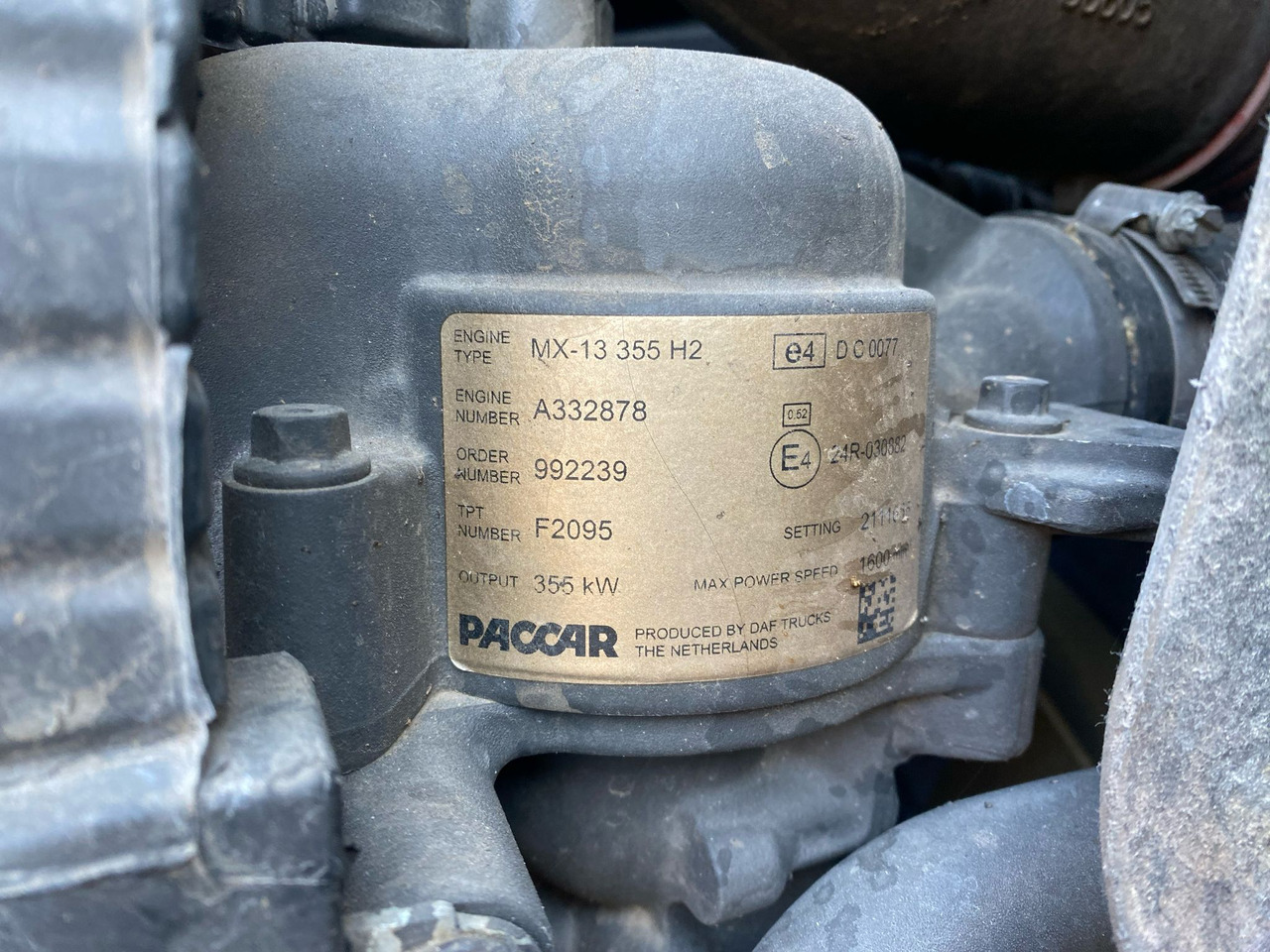 Daf MX-13 355H2 - Мотор: слика 1 Daf MX-13 355H2 - Мотор: слика 1