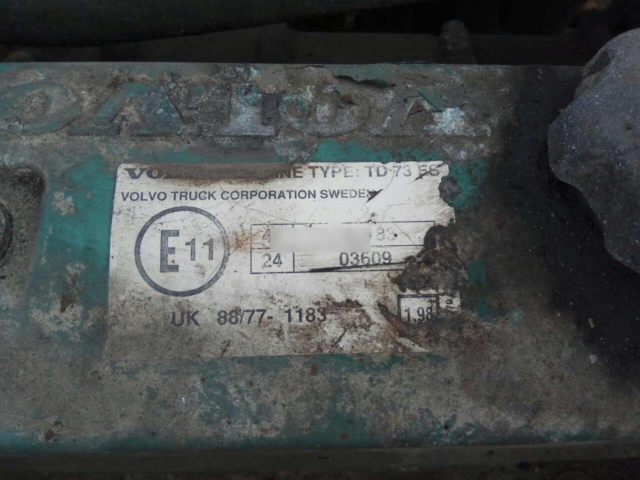 Volvo TD73E Volvo FL7 - Мотор за Камион: слика 5 Volvo TD73E Volvo FL7 - Мотор за Камион: слика 5