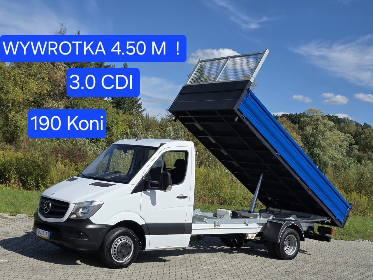 MERCEDES-BENZ Sprinter 419 CDI Wywrotka 4.50 M ! Kiper 3-Stronny ! Klima ! 3.0 CDI * 190 Km ! - Комби кипер: слика 1 MERCEDES-BENZ Sprinter 419 CDI Wywrotka 4.50 M ! Kiper 3-Stronny ! Klima ! 3.0 CDI * 190 Km ! - Комби кипер: слика 1