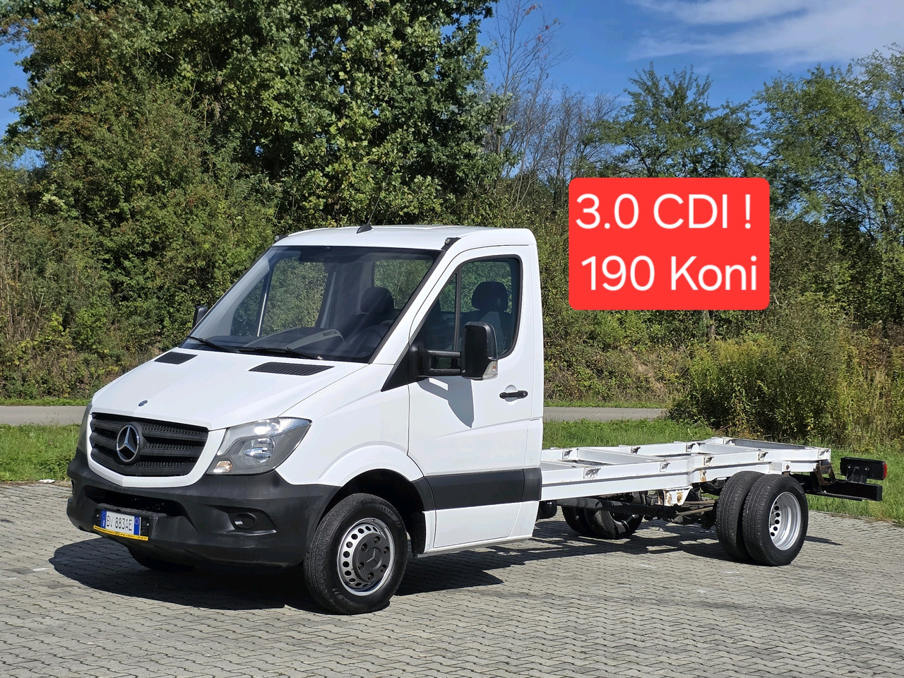 Mercedes-Benz Sprinter 419 CDI Rama Max ! 3.0 CDI ! Klima ! Bez Korozji ! - Комбе со отворен сандак: слика 1 Mercedes-Benz Sprinter 419 CDI Rama Max ! 3.0 CDI ! Klima ! Bez Korozji ! - Комбе со отворен сандак: слика 1