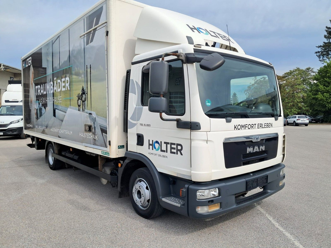MAN TGL 8.180 Koffer mit LBW | Klima | Diff. | Tempo - Камион сандучар: слика 2 MAN TGL 8.180 Koffer mit LBW | Klima | Diff. | Tempo - Камион сандучар: слика 2
