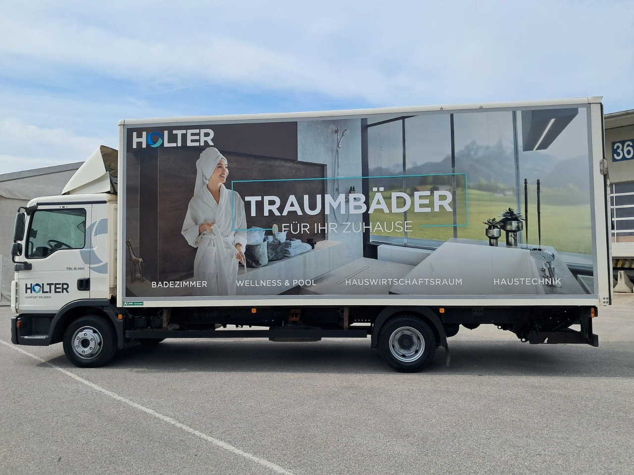 MAN TGL 8.180 Koffer mit LBW | Klima | Diff. | Tempo - Камион сандучар: слика 3 MAN TGL 8.180 Koffer mit LBW | Klima | Diff. | Tempo - Камион сандучар: слика 3