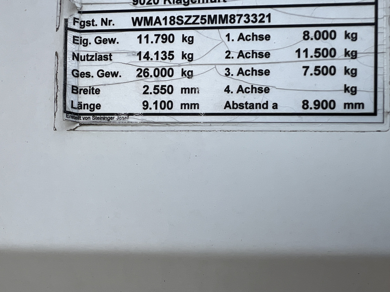 Камион со кабинска шасија MAN TGS 26 510 Lenk-Liftachse | Retarder | Klima: слика 31