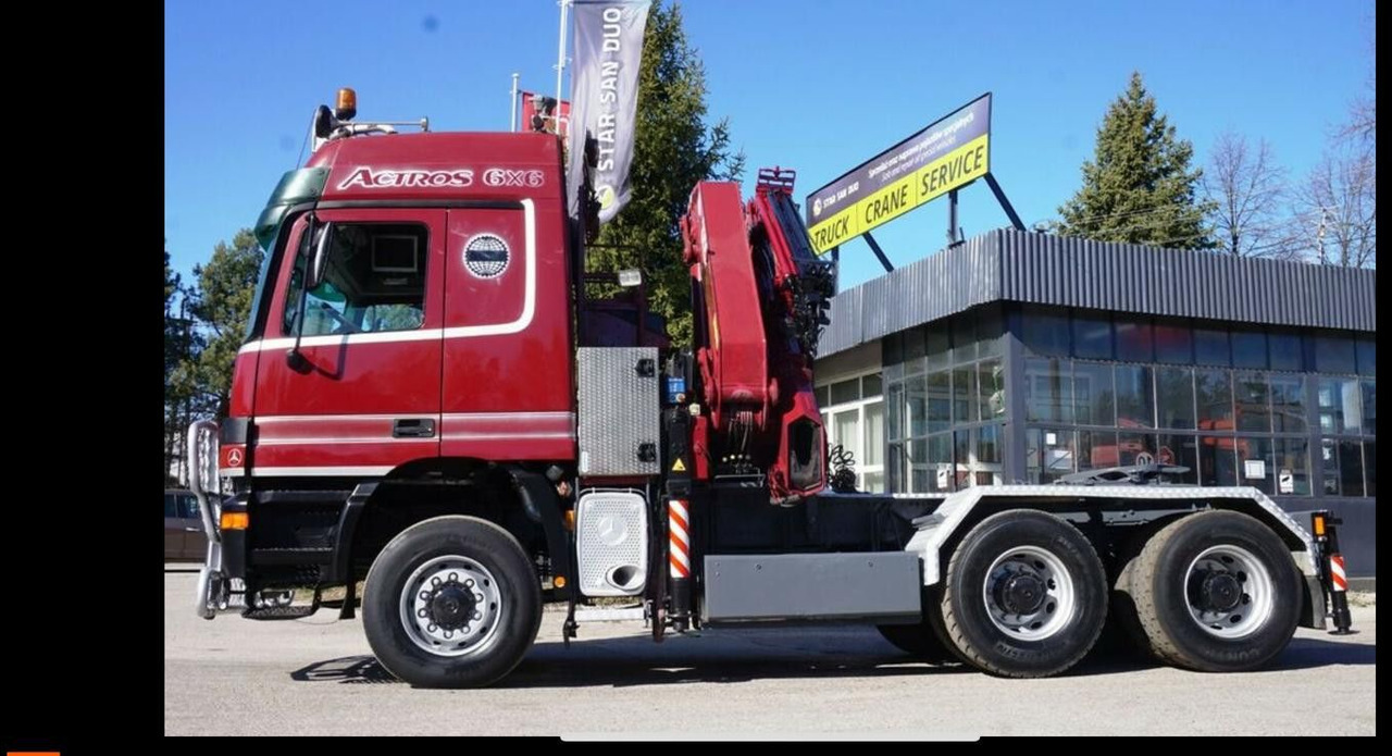 Mercedes-Benz ACTROS 3348 Kran HMF3720K4 Fly-Jip Fun k Klima - Камион со кран: слика 3 Mercedes-Benz ACTROS 3348 Kran HMF3720K4 Fly-Jip Fun k Klima - Камион со кран: слика 3