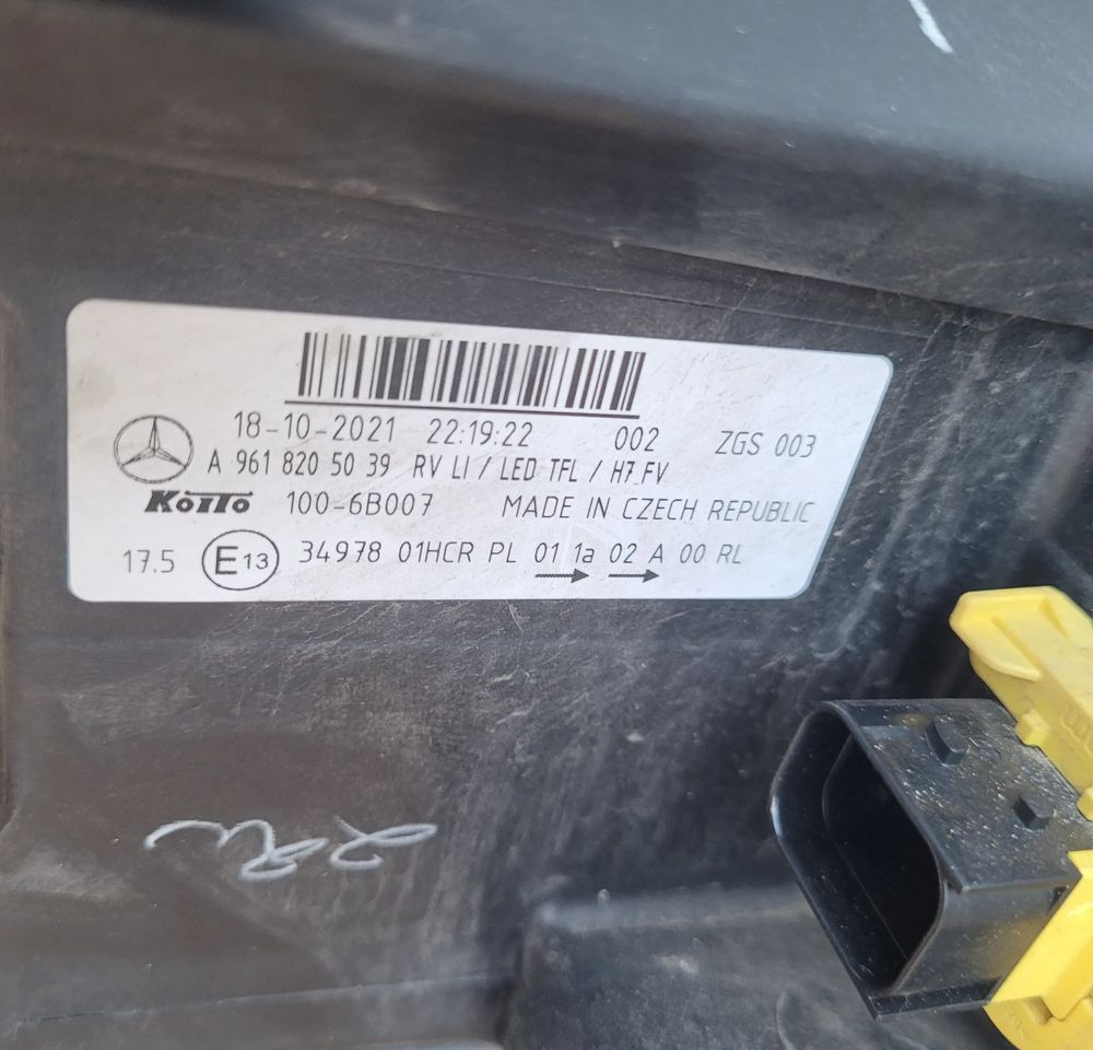 LAMPA RH/LH MERCRDES ACTROS MP5 ORYGINAŁ A9618205139,A9618205039 CHWALIM116 - Светло/ Осветлување за Камион: слика 5 LAMPA RH/LH MERCRDES ACTROS MP5 ORYGINAŁ A9618205139,A9618205039 CHWALIM116 - Светло/ Осветлување за Камион: слика 5