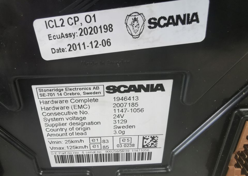 LICZNIK SCANIA R XPI 1946413 - Контролна табла за Камион: слика 2 LICZNIK SCANIA R XPI 1946413 - Контролна табла за Камион: слика 2