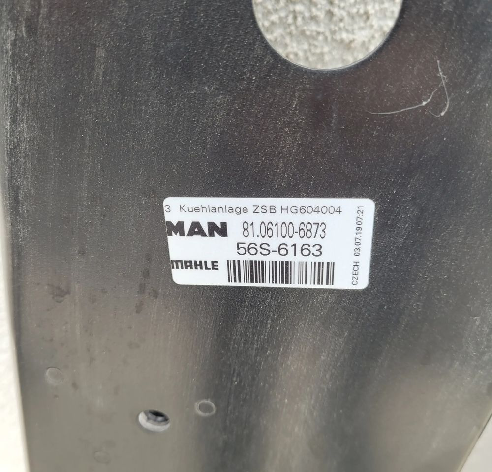 Rama MOCOWANIE CHŁODNIC MAN TGS E6. 82CM - Систем за ладење за Камион: слика 2 Rama MOCOWANIE CHŁODNIC MAN TGS E6. 82CM - Систем за ладење за Камион: слика 2