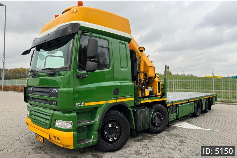 DAF CF 85.410 SC, Euro 5, 8x2 / Hiab 422 EP5 + Radio / 5x extendable - Камион со кран: слика 2 DAF CF 85.410 SC, Euro 5, 8x2 / Hiab 422 EP5 + Radio / 5x extendable - Камион со кран: слика 2