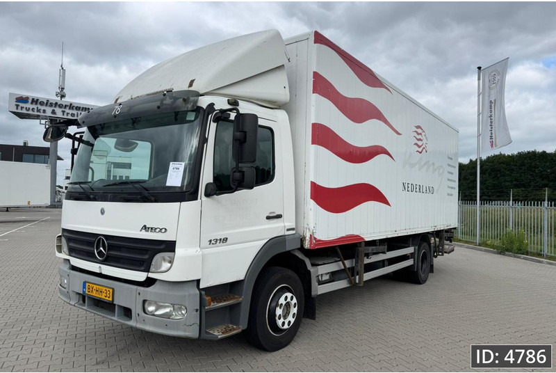 Mercedes-Benz Atego 1318 Day Cab, Euro 5, BDF / EPS automatic / DHOLLANDIA 2000KG - Транспортер на контејнер/ Камион со променливо тело: слика 1 Mercedes-Benz Atego 1318 Day Cab, Euro 5, BDF / EPS automatic / DHOLLANDIA 2000KG - Транспортер на контејнер/ Камион со променливо тело: слика 1